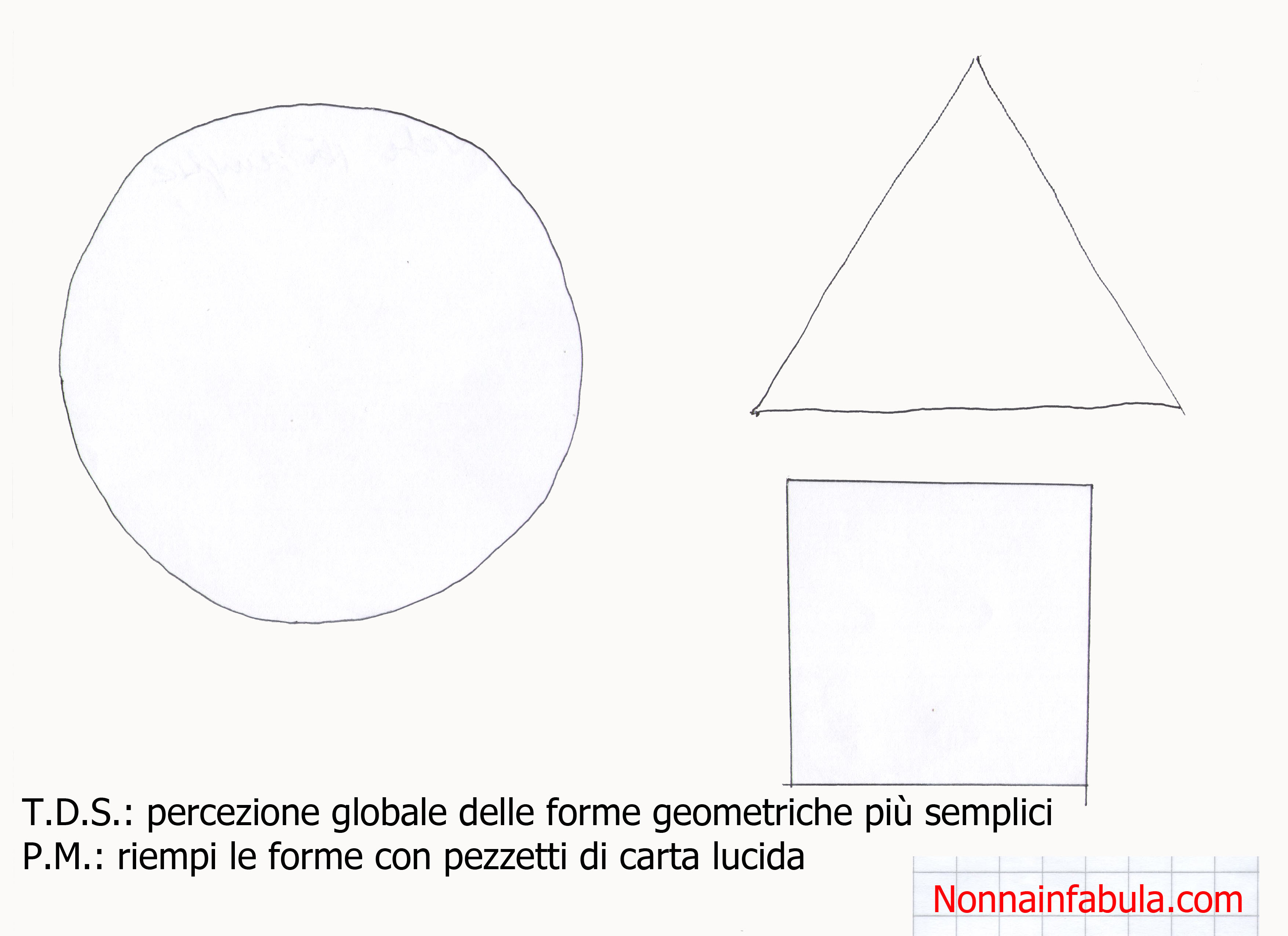 Progetto Le Forme Per I Bambini Di 3 4 Anni Rivolto Agli Insegnanti Nonna In Fabula