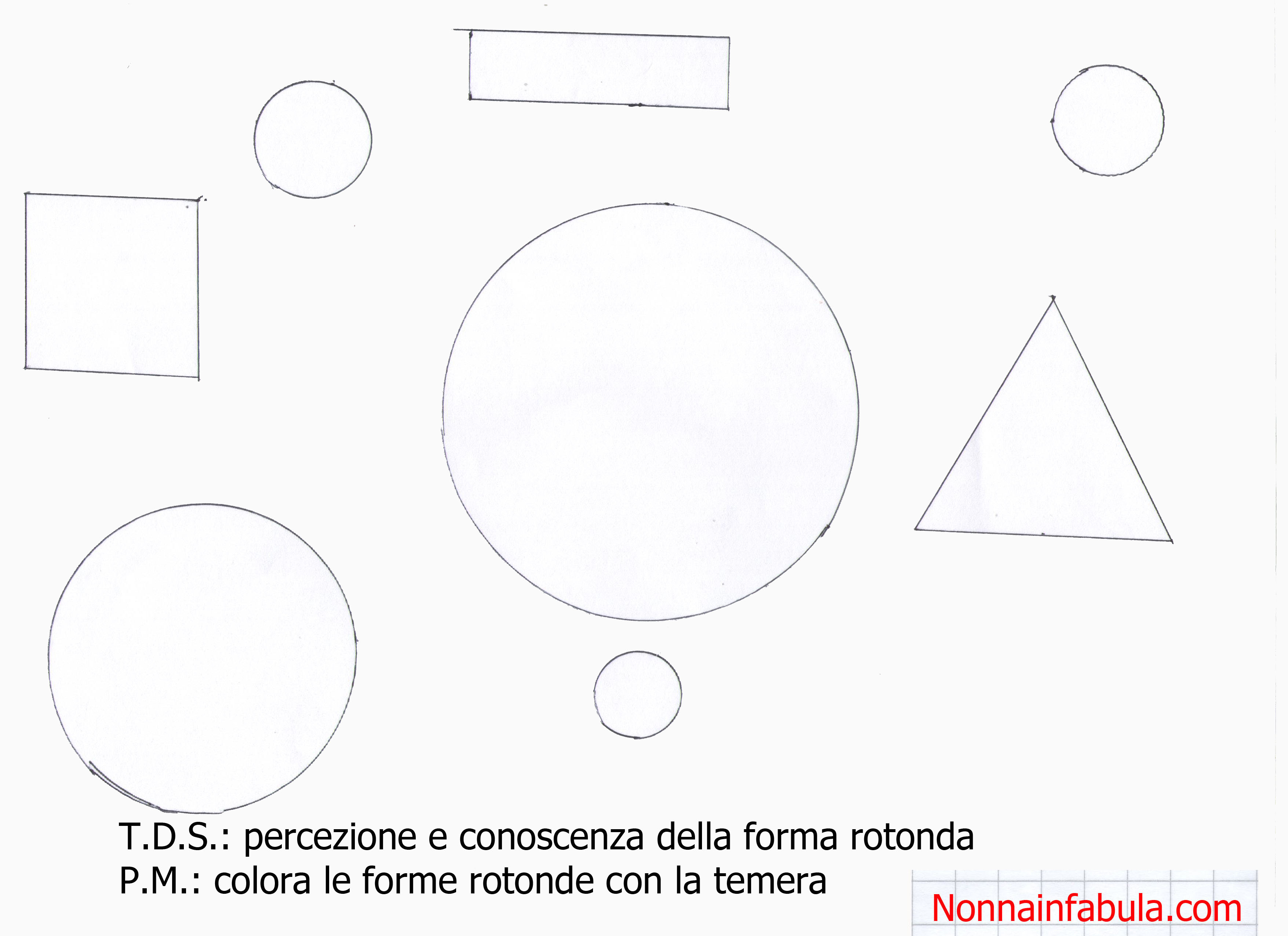 Progetto Le Forme Per I Bambini Di 3 4 Anni Rivolto Agli Insegnanti Nonna In Fabula